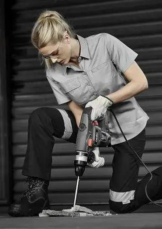 SYZMIK Women’s Lightweight Tradie Shirt - Short Sleeve ZWL120 Metro Workwear.